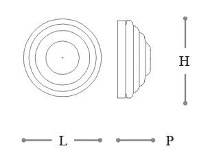 Lámpara-Ellepi-Incanto-Italamp-dimensiones-de-lámpara-de-pared
